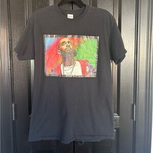 Gildan Black Nipsey Hussel T-Shirt